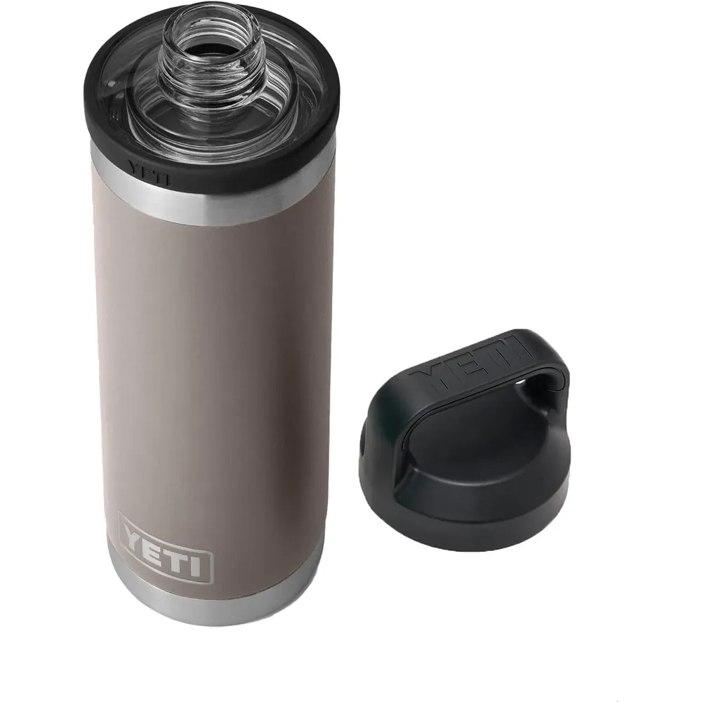 YETI Botella Rambler con Tapa Chung de 18 oz | Gris Claro