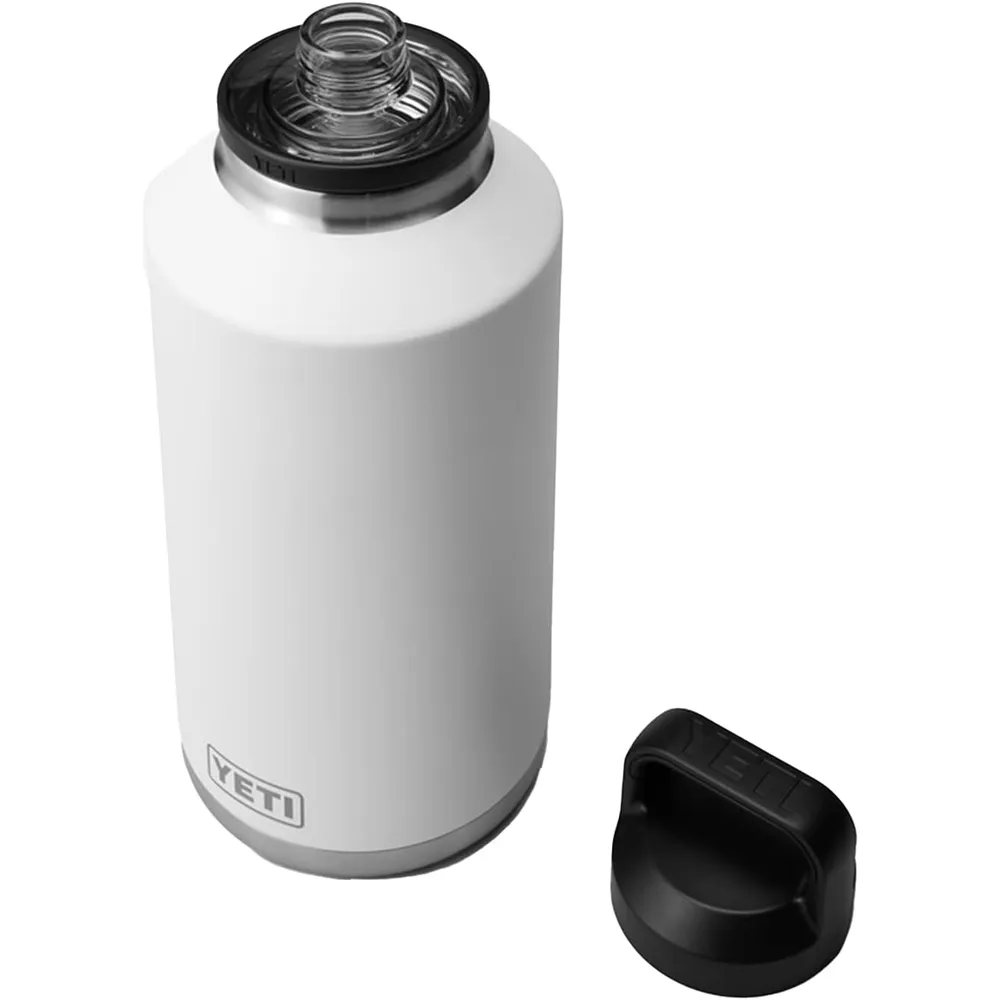 YETI Botella Rambler con Tapa de Chupón de 64 oz | Blanco