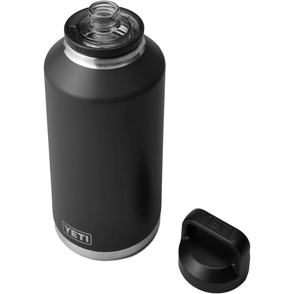 YETI Botella Rambler con Tapa de Chupón de 64 oz | Negro