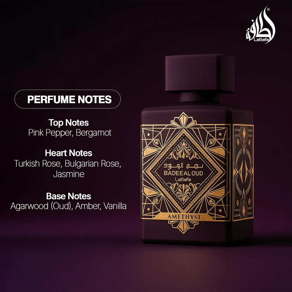 PERFUME LATTAFA BADEE AL OUD AMATISTA EDP UNISEX 3.4 OZ / 100 ML