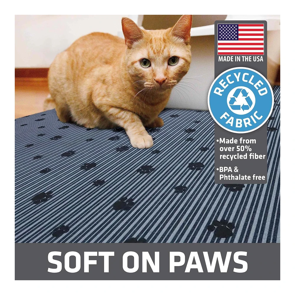 b099hbmz67_4.webp Drymate Original a Prueba de Orina Suave En Las Patas de Los Gatos Absorbente / Impermeable Lavable a Máquina Duradero | Negro