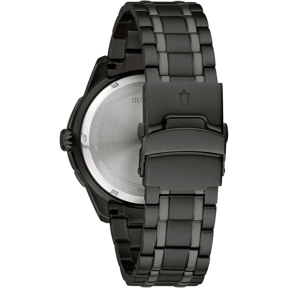 b099krgyrd_2_webp.webp Bulova reloj clásico deportivo hombre cuarzo 3 agujas acero calendario fecha | Negro