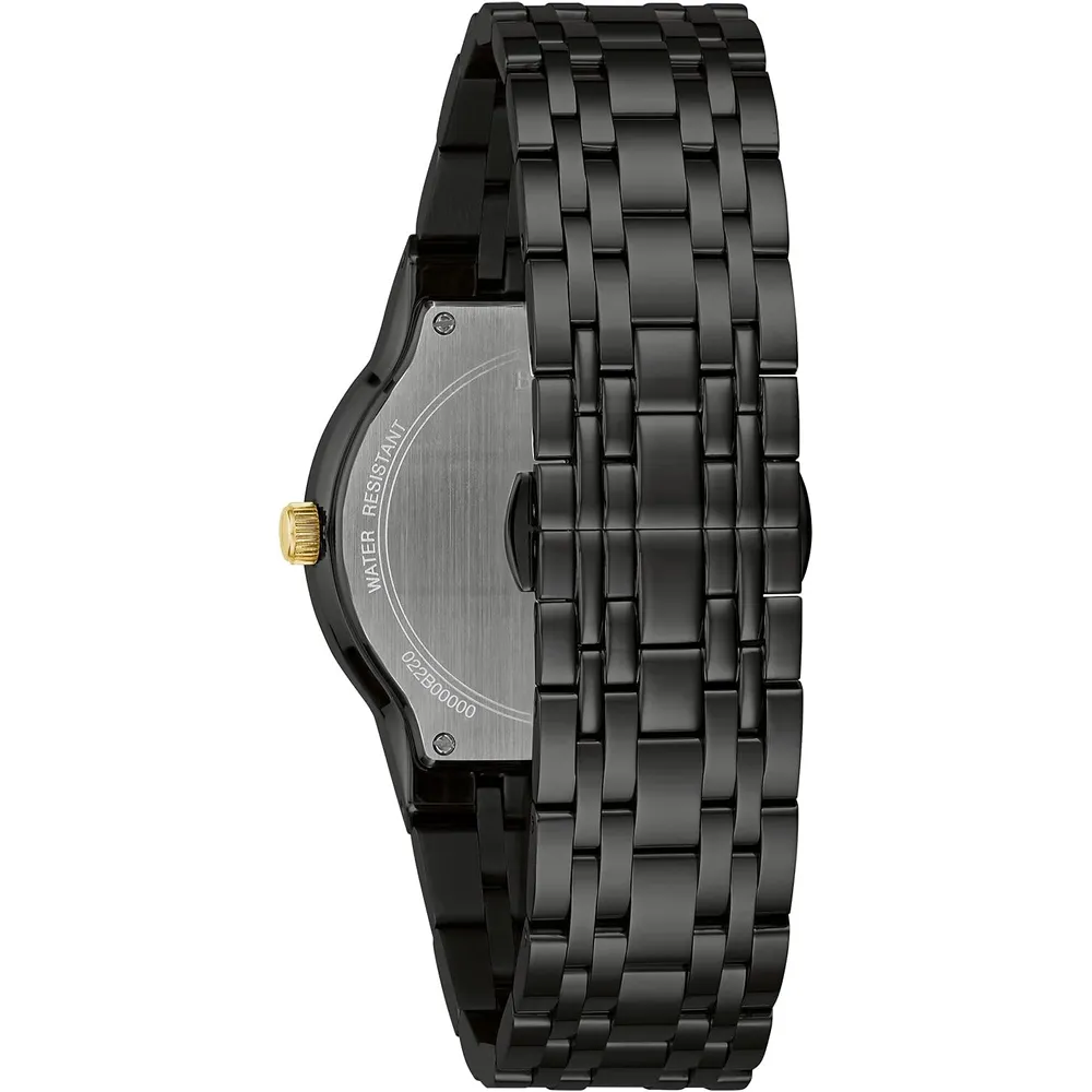 b099kv9jcb_2_webp.webp Bulova reloj moderno hombre acero inoxidable calendario 3 agujas diamantes | Negro