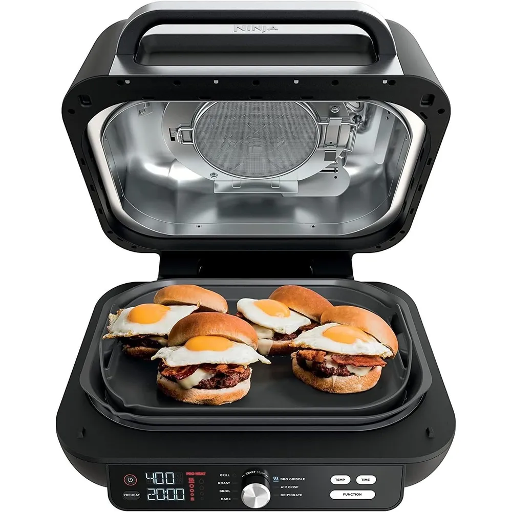 NINJA PARRILLA ELÉCTRICA FOODI XL IG601 7 EN 1, 4 QT / 3.78 L | NEGRO