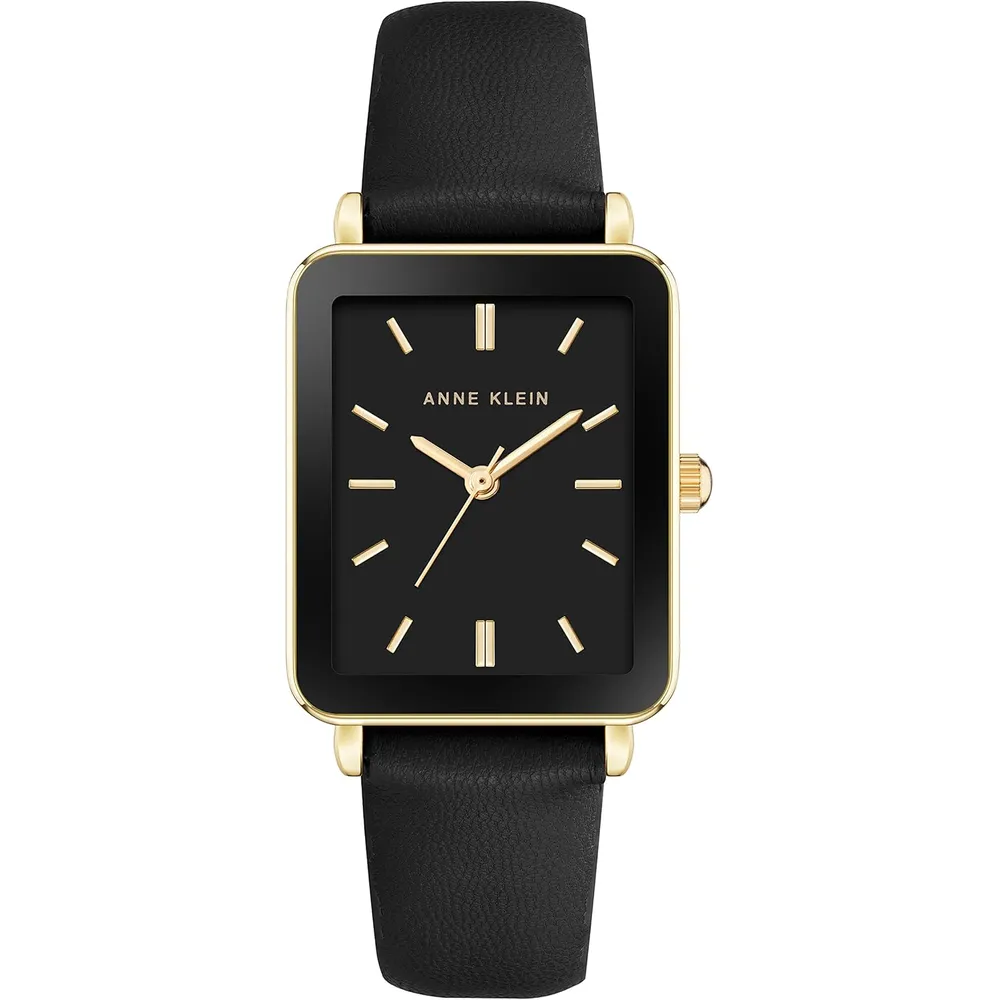 Anne Klein AK/3702 reloj con correa para mujer | 	26.5 mm - Negro/Oro