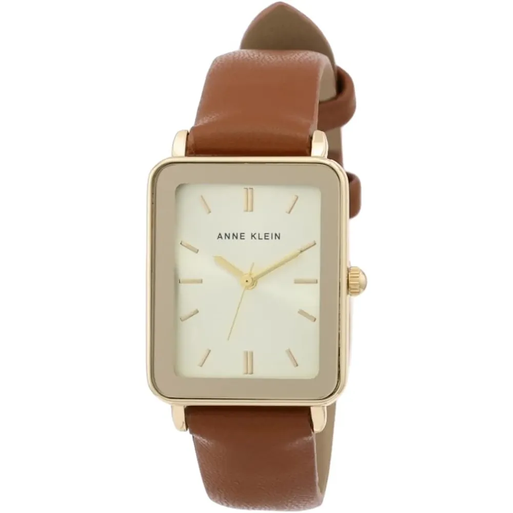 Anne Klein AK/3702 reloj con correa para mujer | 	26.5 mm - Marrón/Oro