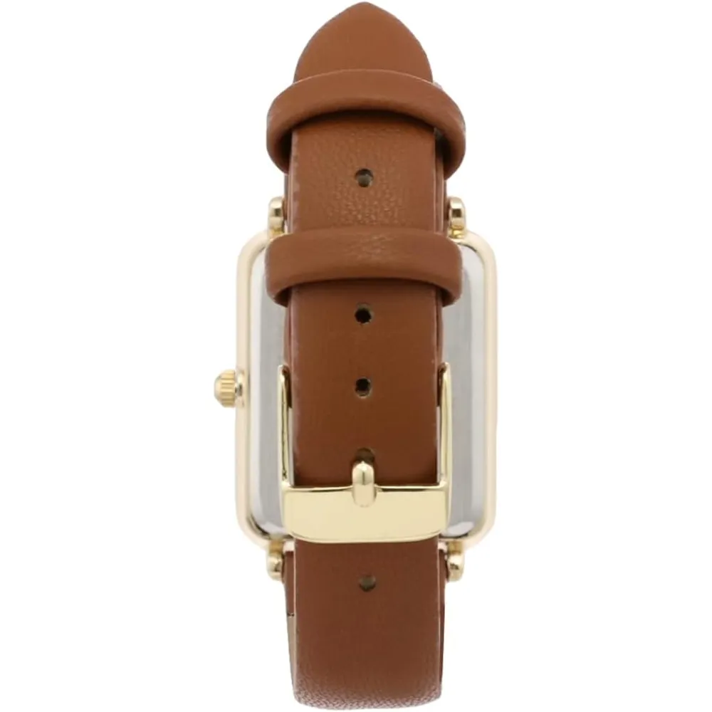 Anne Klein AK/3702 reloj con correa para mujer | 	26.5 mm - Marrón/Oro