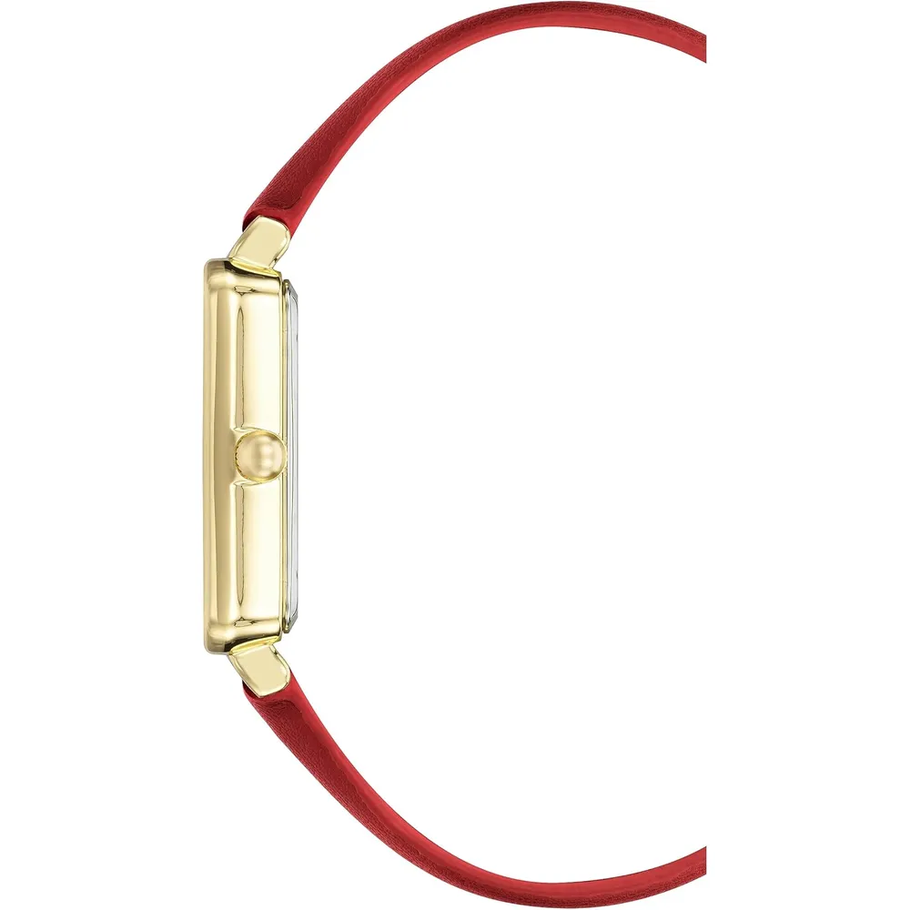 Anne Klein AK/3702 reloj con correa para mujer | 	26.5 mm - Oro/rojo