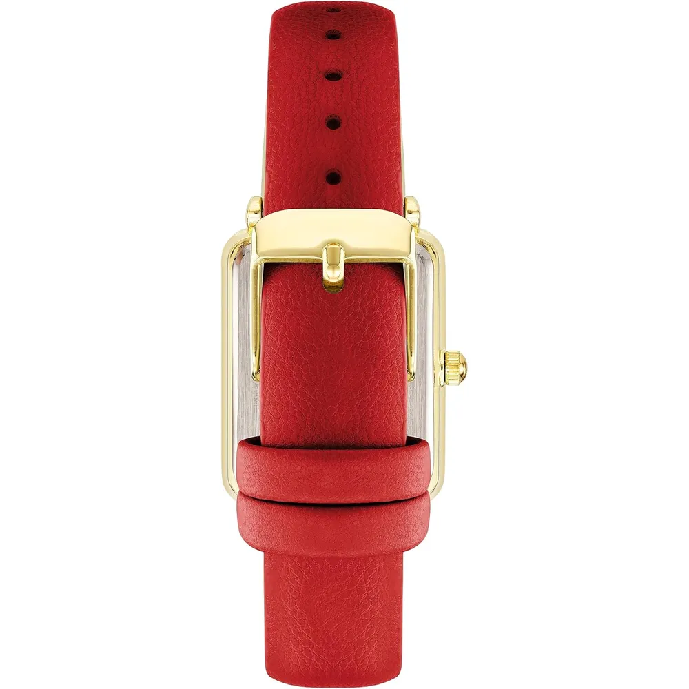 Anne Klein AK/3702 reloj con correa para mujer | 	26.5 mm - Oro/rojo