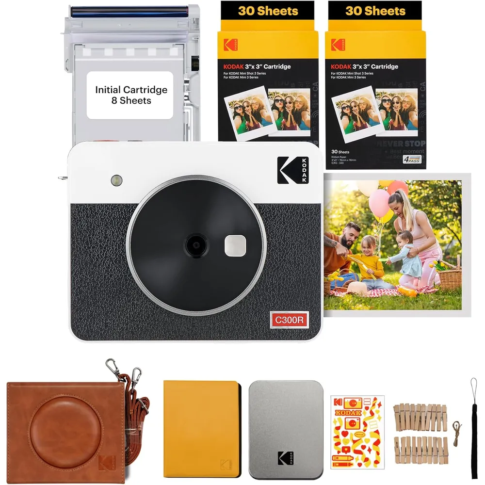 Kodak Mini Shot 3 Retro cámara impresora 2 en 1