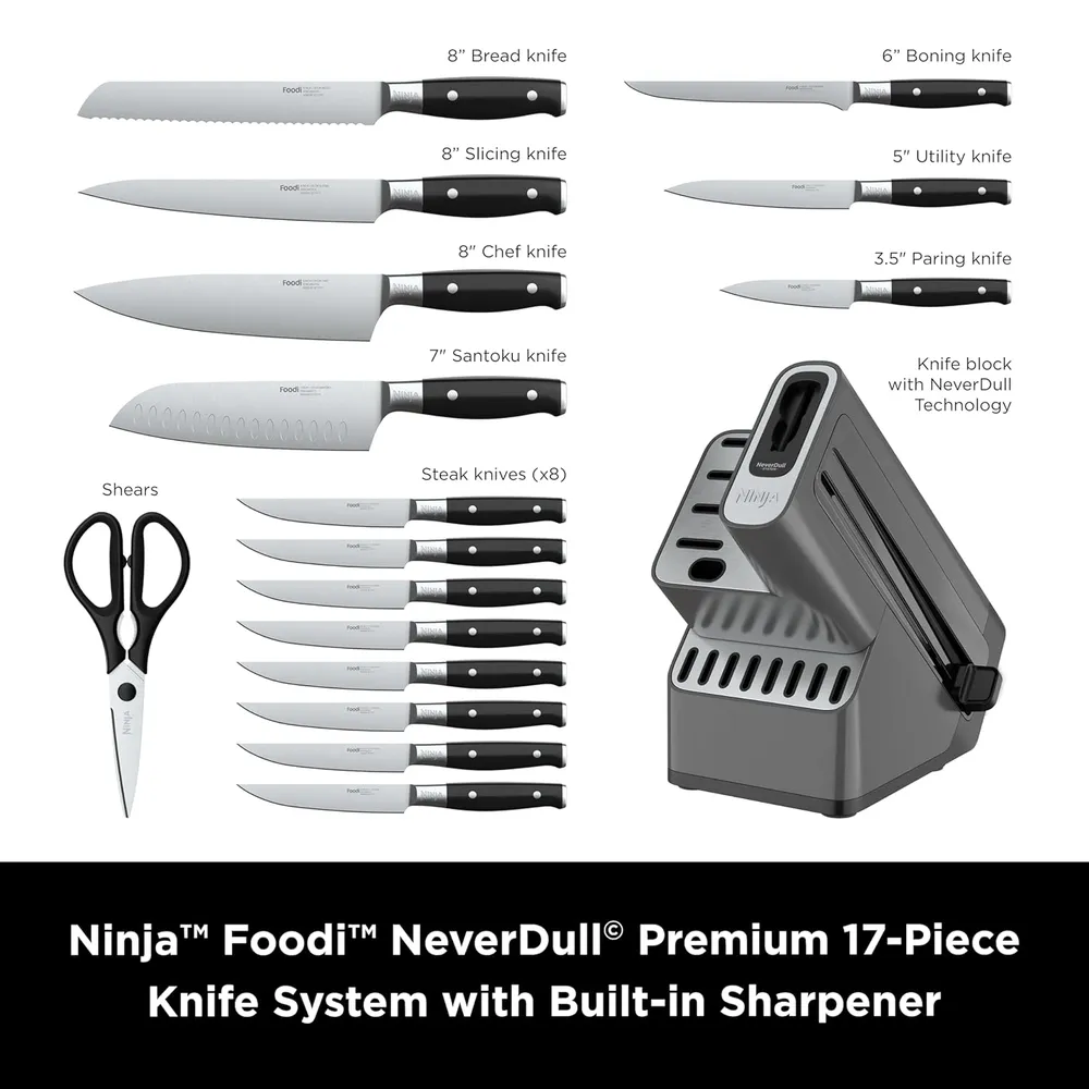 b09b7r3sy7_1_webp.webp Ninja sistema cuchillos K32017 Foodi NeverDull 17 pzas con afilador | Acero Inoxidable/Negro