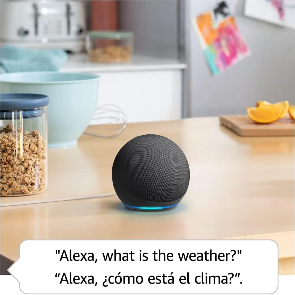 PARLANTE INTELIGENTE AMAZON ECHO DOT 5TA GENERACIÓN | CARBÓN