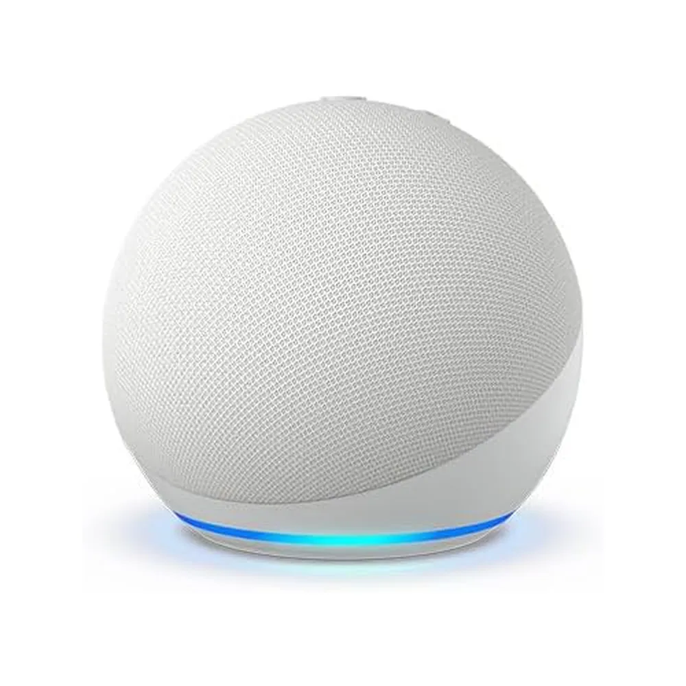 PARLANTE INTELIGENTE AMAZON ECHO DOT 5TA GENERACIÓN, CONTROL DE VOZ ALEXA, WI-FI, BLUETOOTH | BLANCO