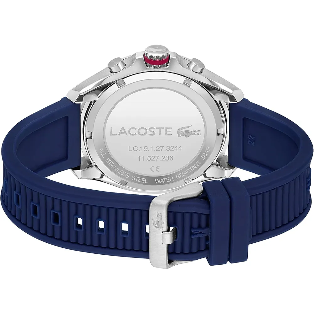 RELOJ LACOSTE TIEBREAKER CRONÓGRAFO HOMBRE - BLUE/RED