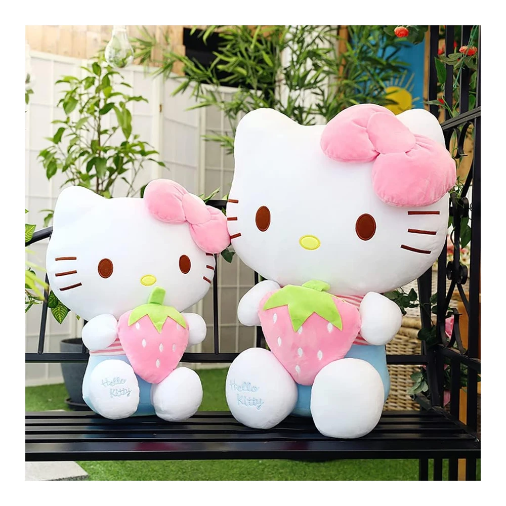 Hello Kitty - Juguetes de Peluche - Lindos Juguetes Suaves para Muñecas - Regalos de Cumpleaños para Niñas (11.8 In - Rosa A)