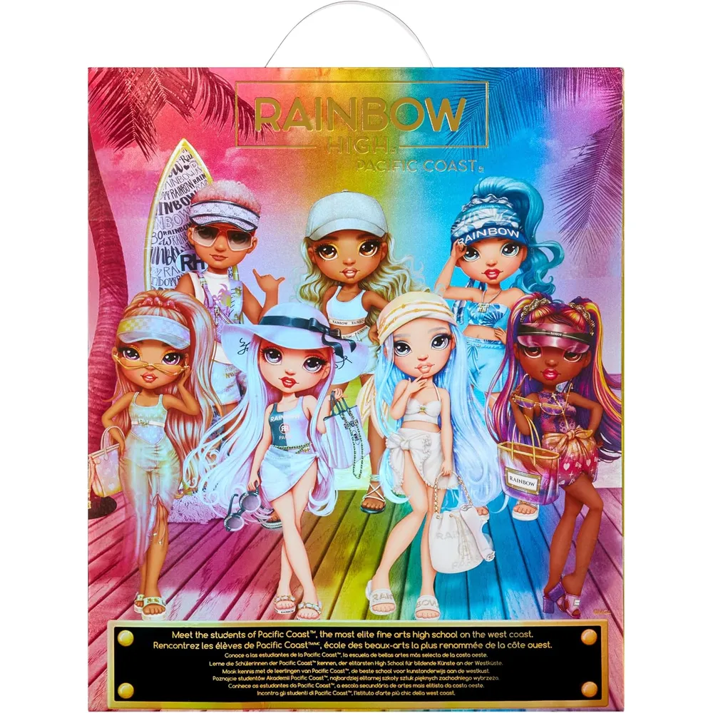 Rainbow High Pacific Coast Harper Dune muñeca accesorios piscina