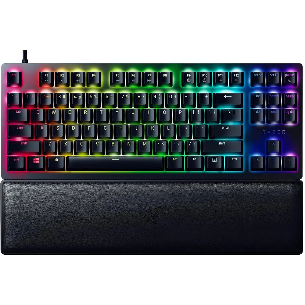 TECLADO ALÁMBRICO HUNTSMAN V2 TKL CLICKY RAZER | CLASSIC BLACK