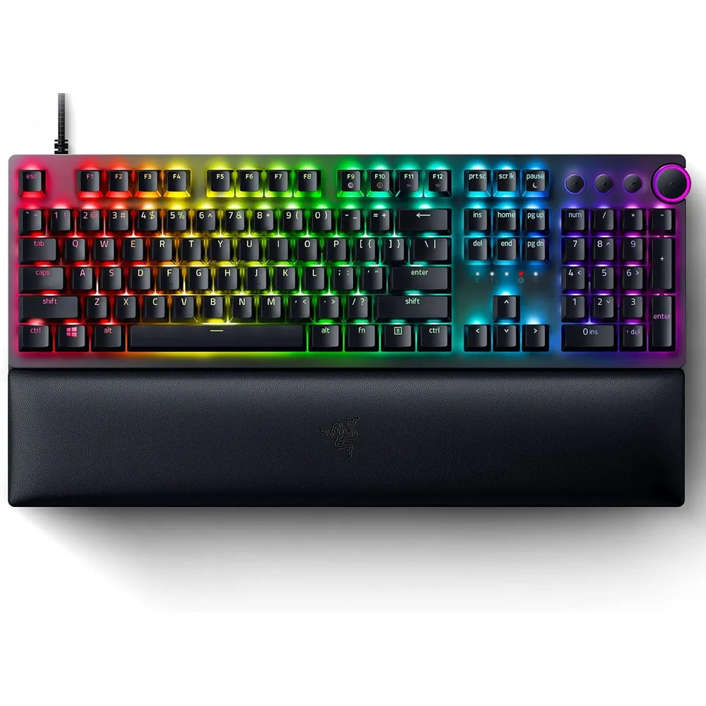 TECLADO ALÁMBRICO HUNTSMAN V2 CLICKY RAZER | CLASSIC BLACK