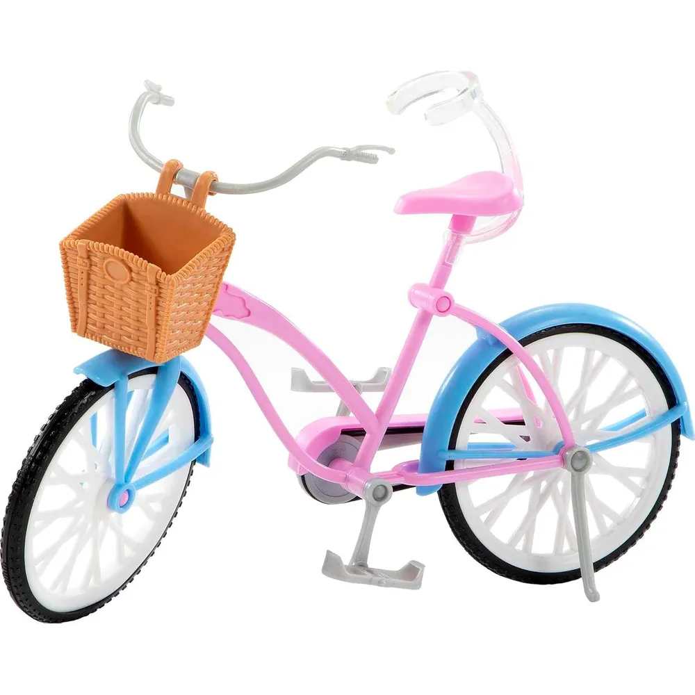 BARBIE MUÑECA CON BICICLETA Y ACCESORIOS RUBIA