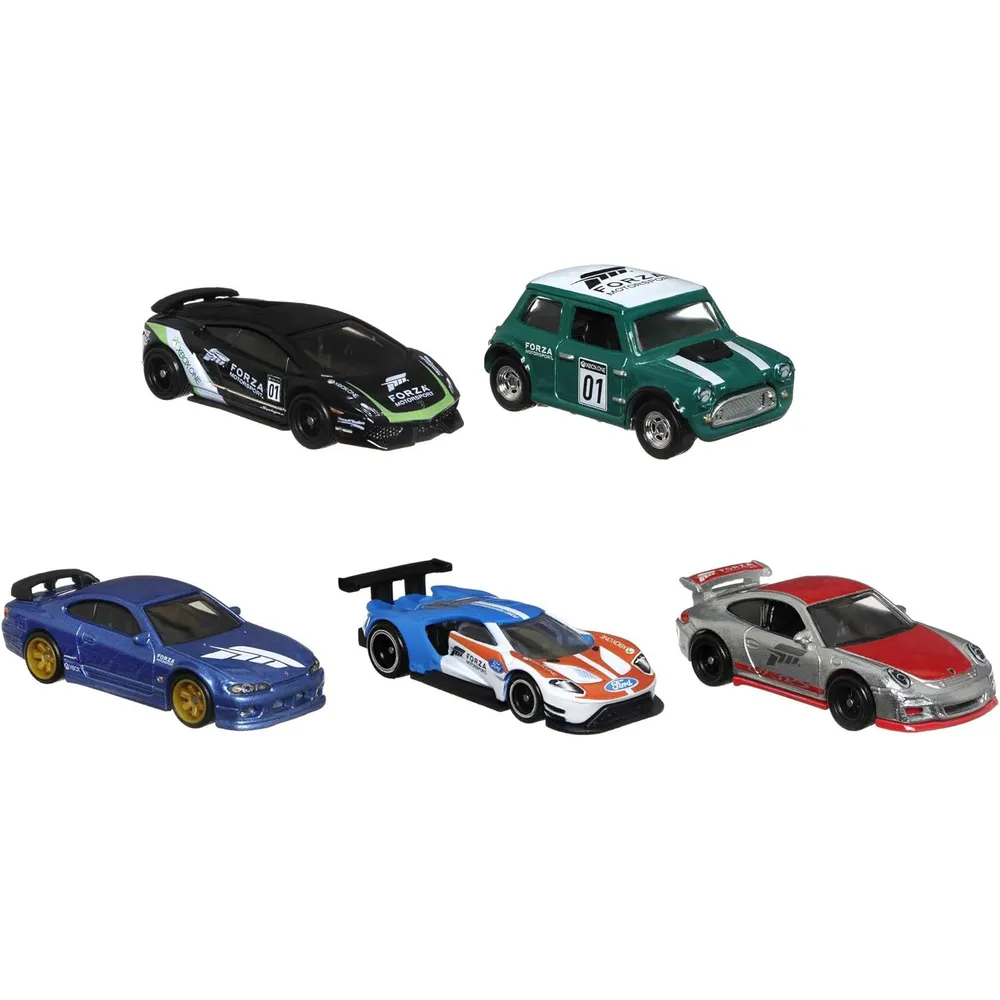 HOT WHEELS AUTOS FORZA SET 5 PZS