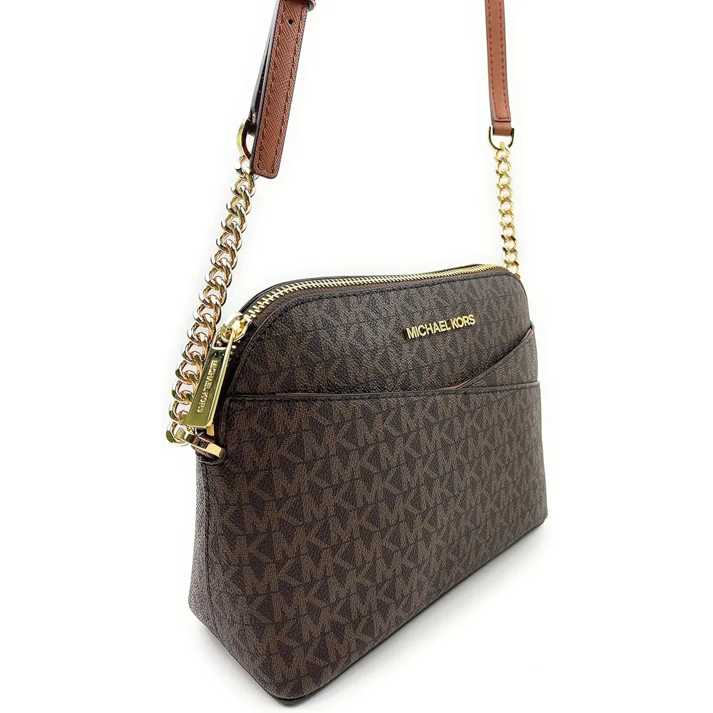 Michael Kors | Bolso de Cuero Jet Set Mediano Crossbody
