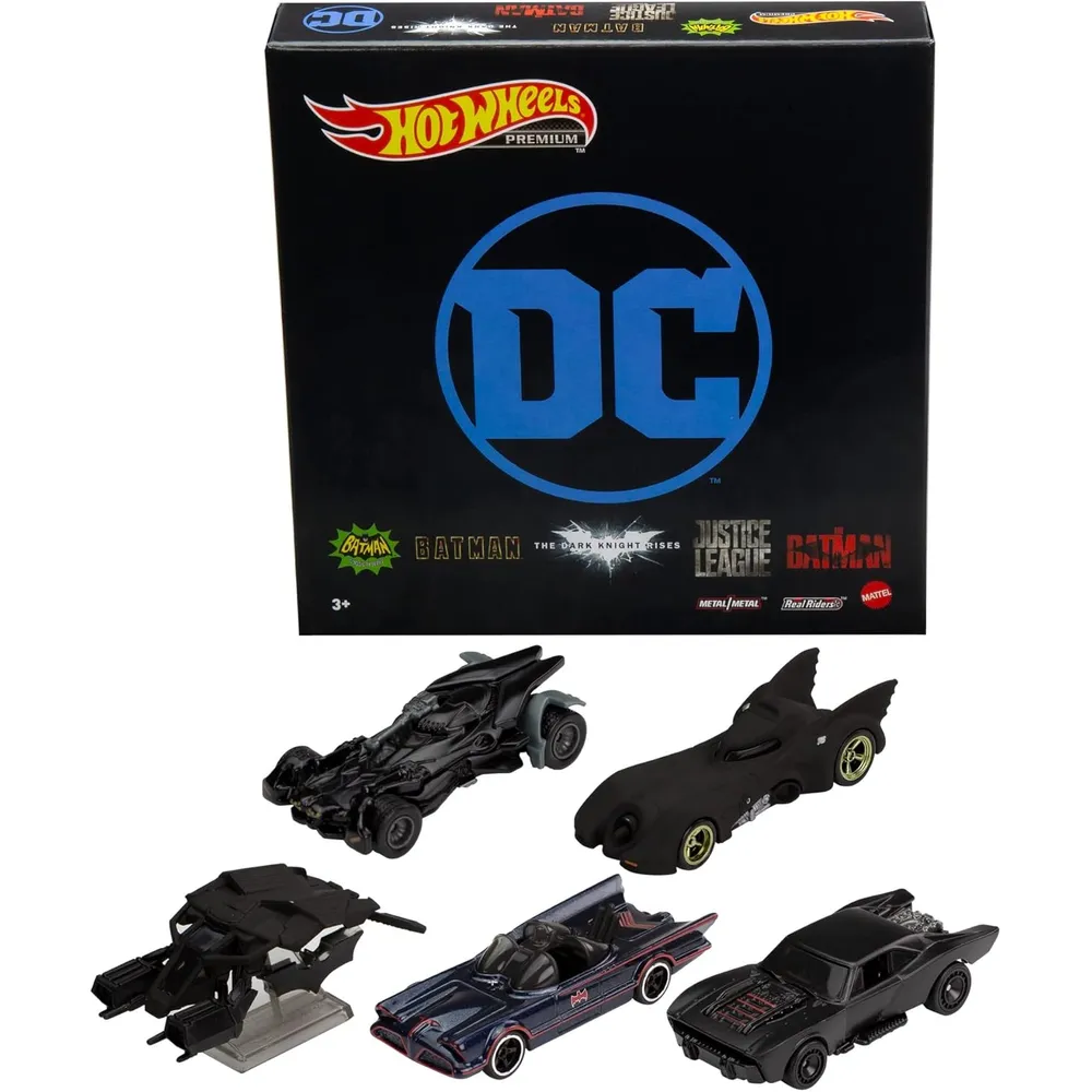 HOT WHEELS BATMOBILE BATMAN SET 5 PZS