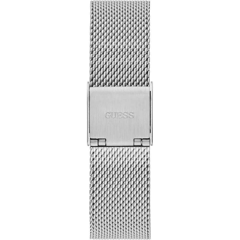 GUESS Reloj de pulsera cuadrado redondeado | Silver