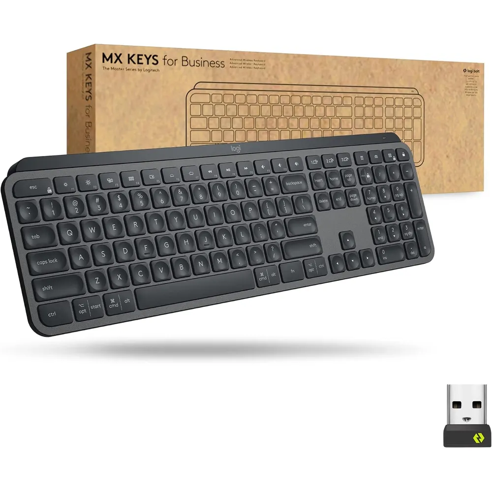 TECLADO INALÁMBRICO MX KEYS LOGITECH | GRAFITO