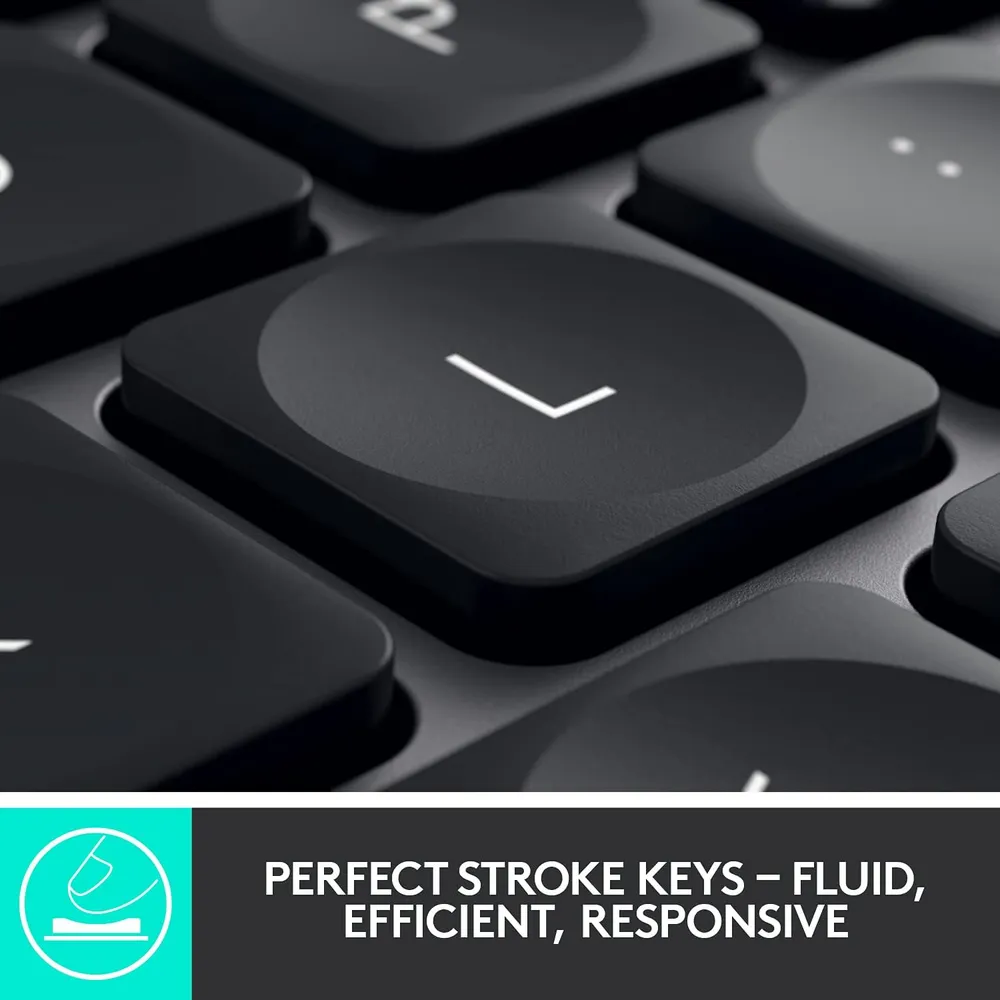 TECLADO INALÁMBRICO MX KEYS LOGITECH | GRAFITO