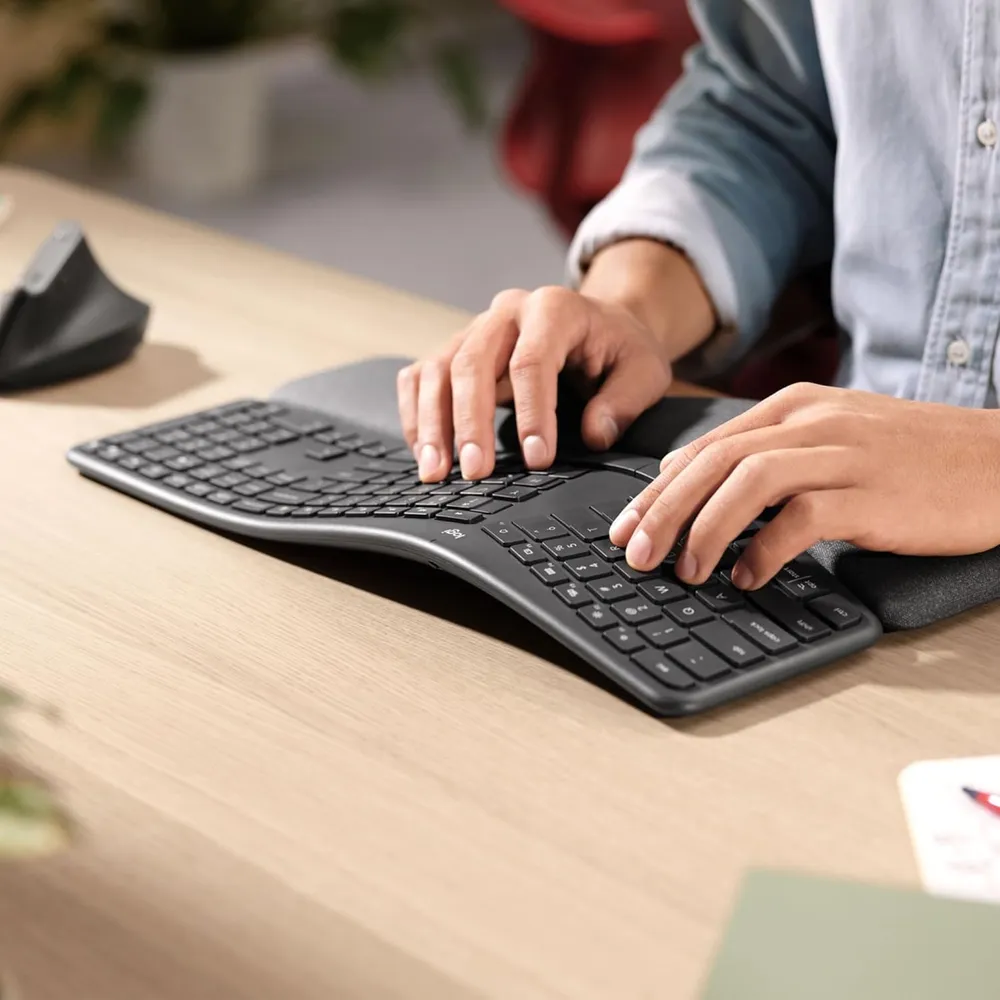 TECLADO INALÁMBRICO ERGONÓMICO K860 LOGITECH | GRAFITO