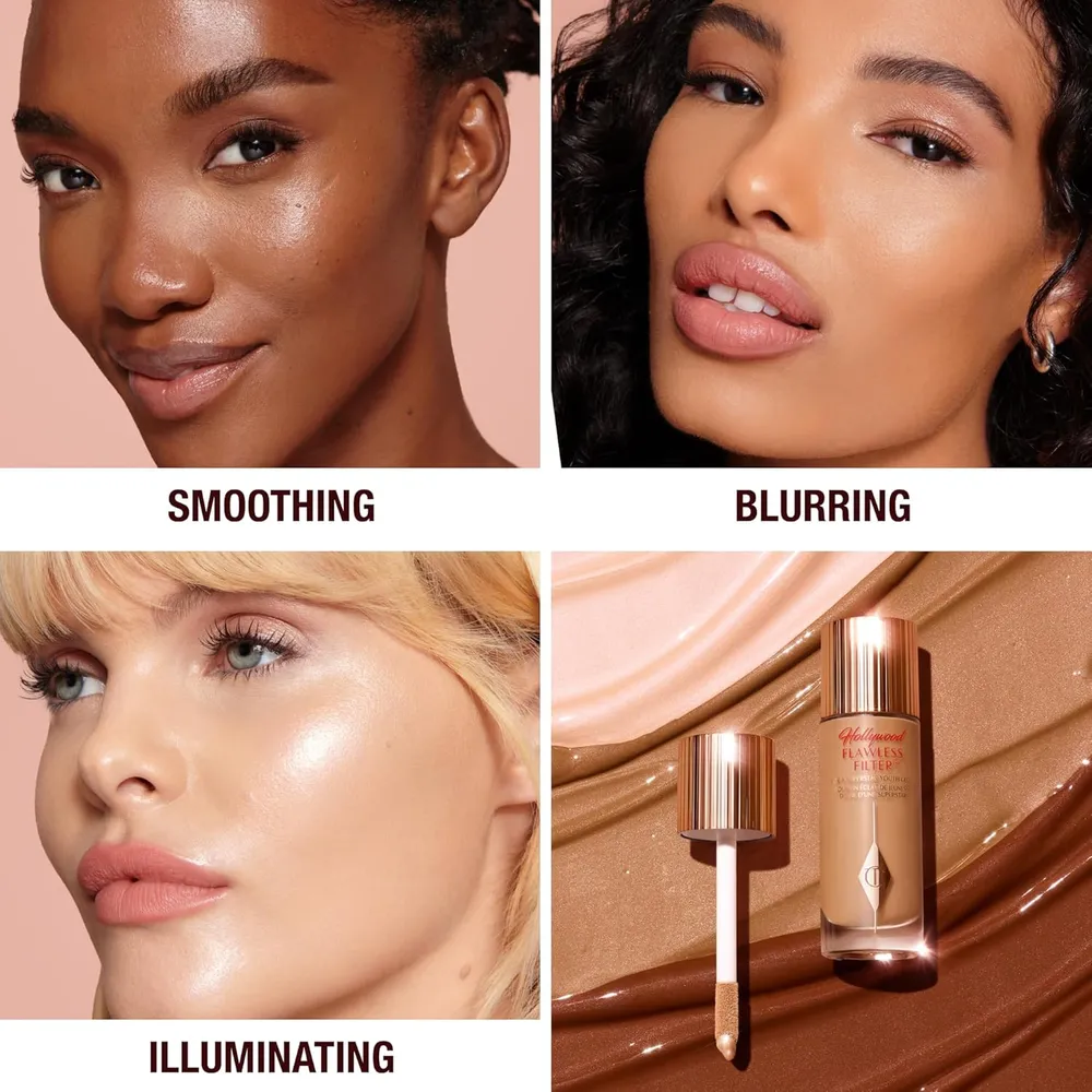 Charlotte Tilbury Hollywood FlawlessFilter Prebase e iluminador líquido | 5.5 Tan