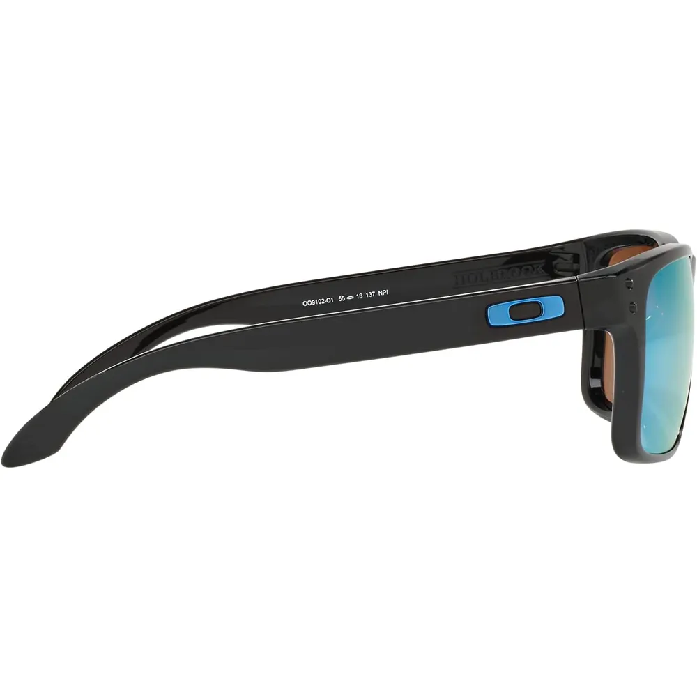 Oakley Holbrook OO9102 Gafas de sol para hombre | Polished Black / Prizm Deep Water
