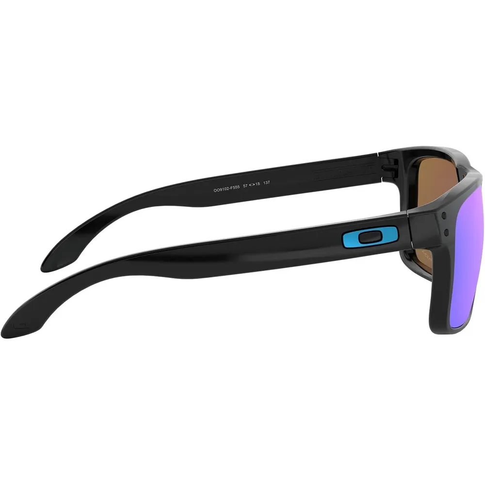 Oakley Holbrook OO9102 Gafas de sol para hombre | Polished Black / Prizm Sapphire