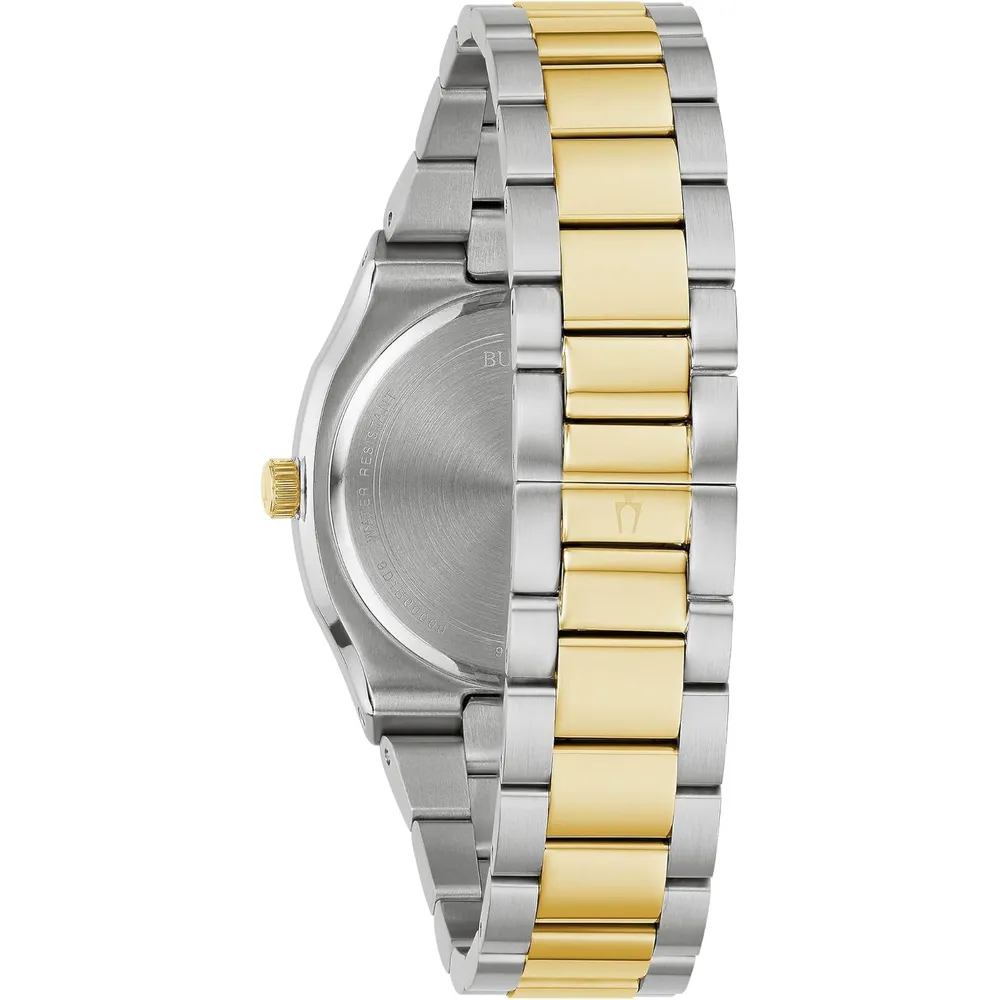 Bulova reloj clásico topógrafo mujer acero inoxidable | Oro/Plata