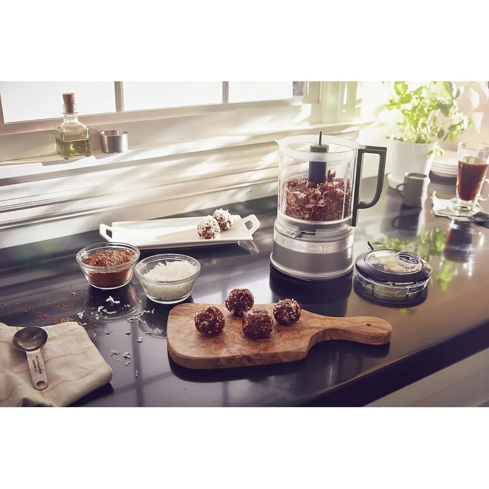 KITCHENAID, PICADORA DE ALIMENTOS 5 QT / 4.7 L CON RECIPIENTE ADICIONAL | PLATEADO