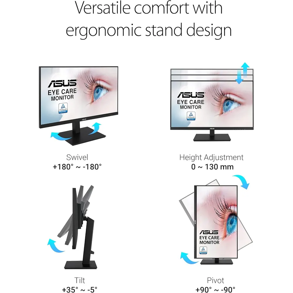 ASUS VA24DQSB Monitor 24" Full HD IPS 75Hz