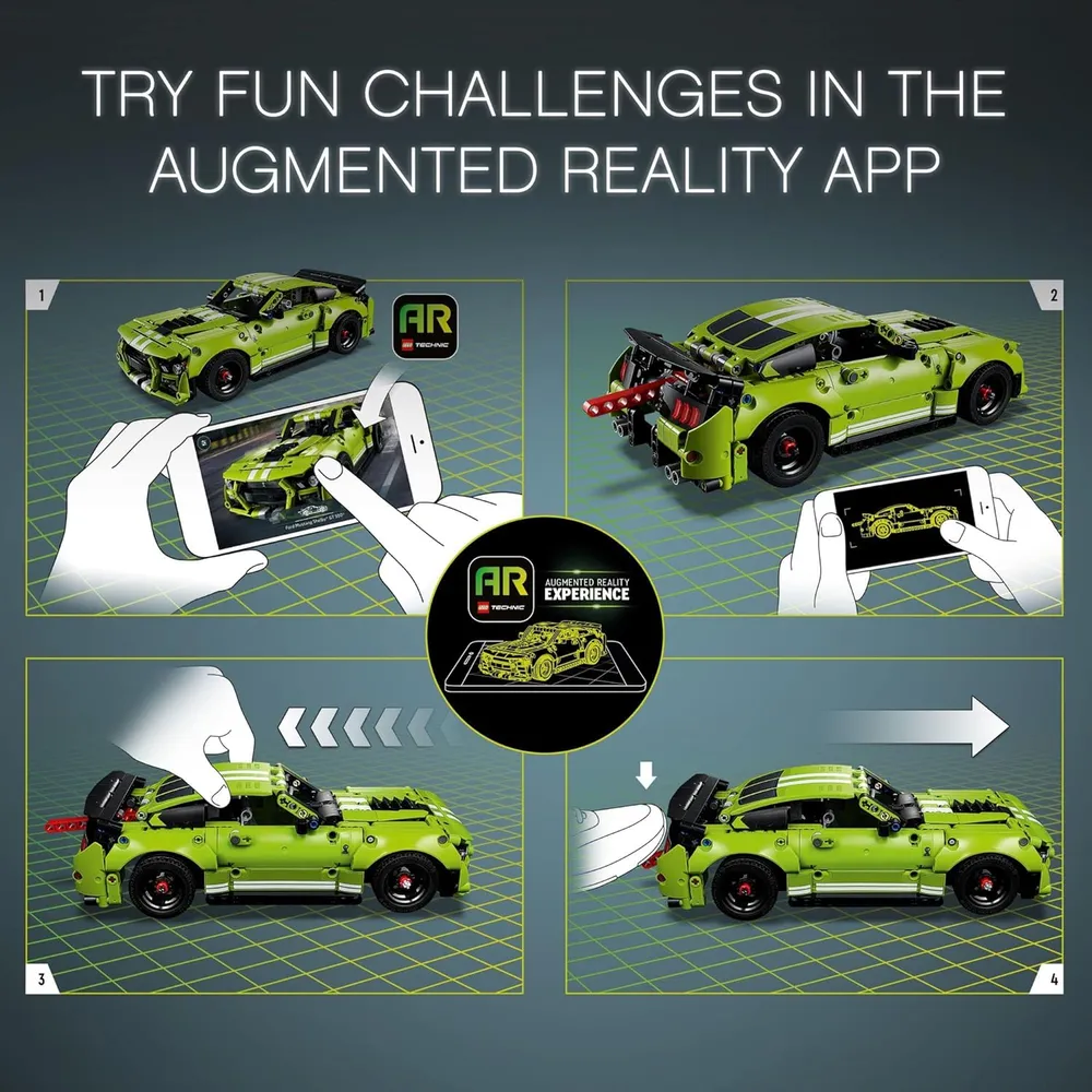 Lego Technic Ford Mustang Shelby GT500 coche de construcción con app interactiva