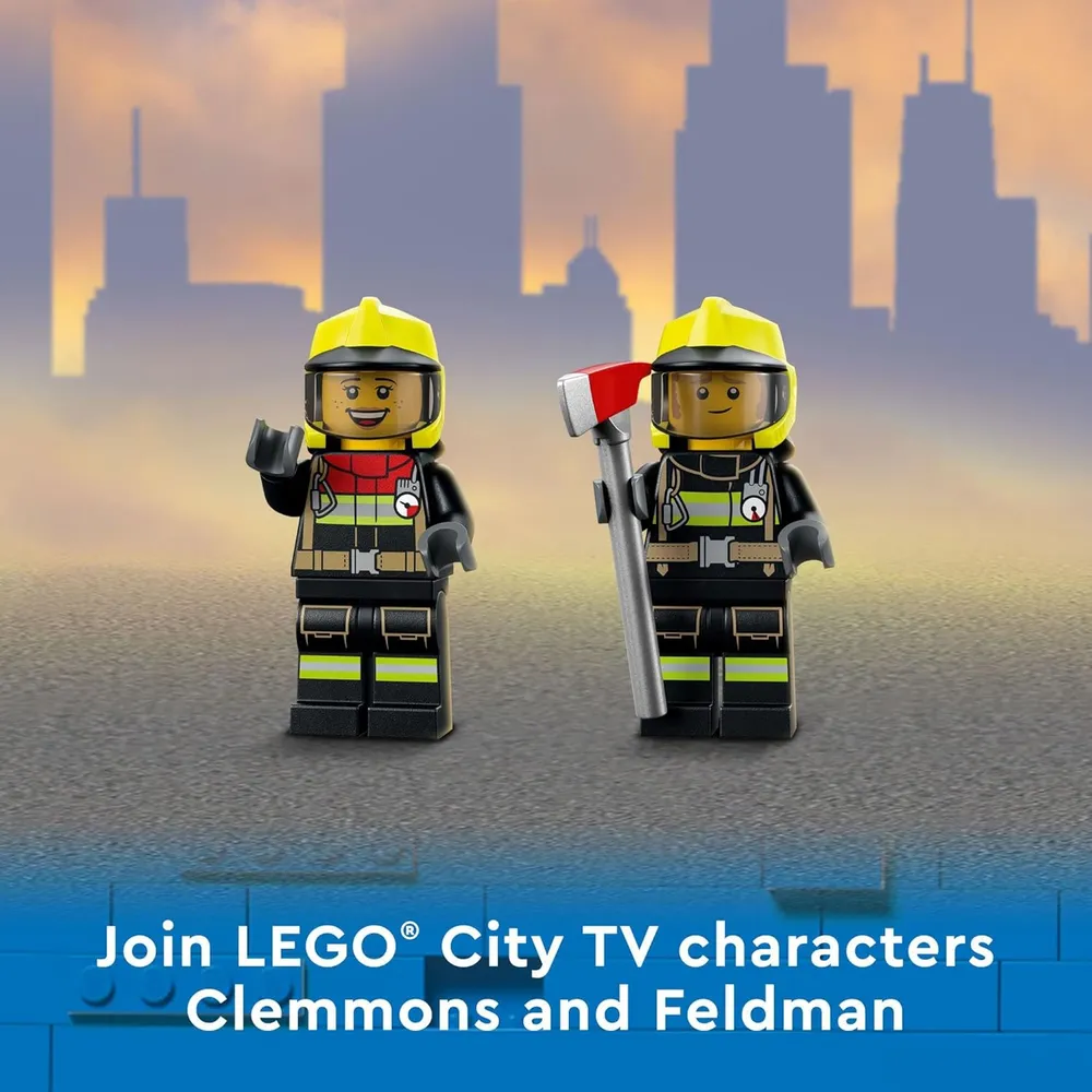 LEGO CITY BRIGADA DE BOMBEROS SET DE CAMIÓN DE BOMBEROS