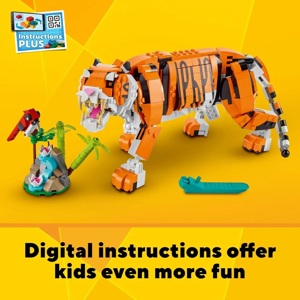 LEGO CREATOR 3 EN 1 TIGRE MAJESTUOSO: PANDA O PEZ KOI