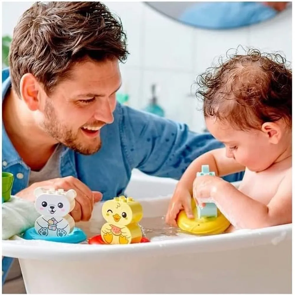 Lego Duplo diversión a la hora del baño tren flotante de animales para bebés