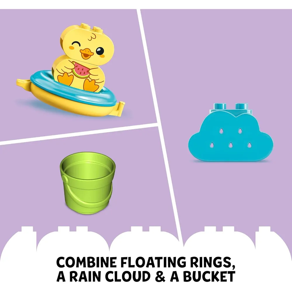 Lego Duplo diversión a la hora del baño tren flotante de animales para bebés