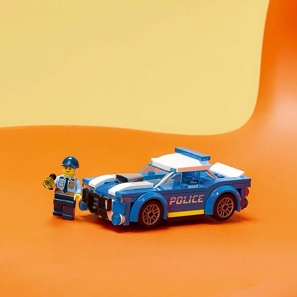 Lego City coche de policía juguete con minifigura persecución para niños