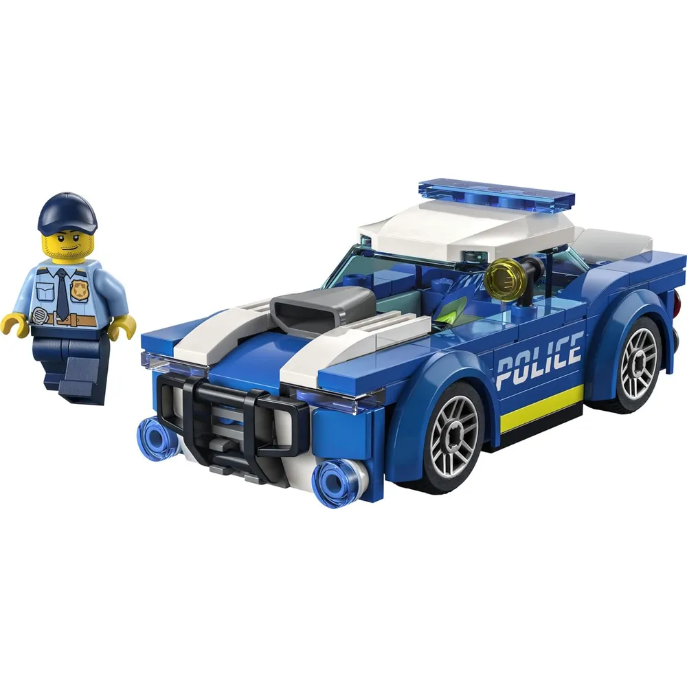 Lego City coche de policía juguete con minifigura persecución para niños