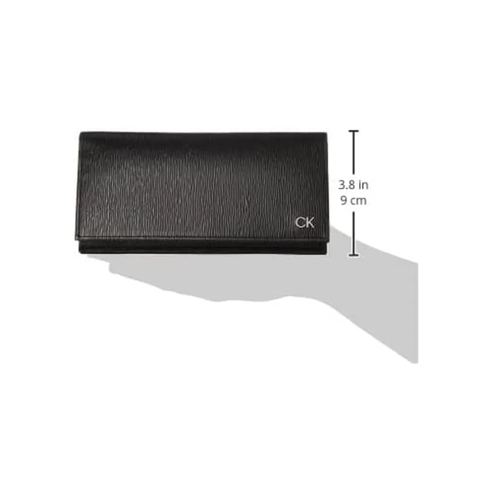 BILLETERA CALVIN KLEIN LARGA 31CK190003 NEGRO HOMBRE