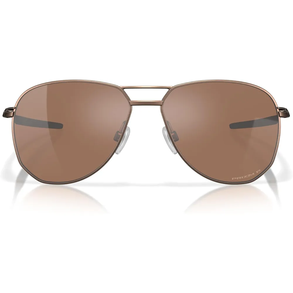Oakley Contrail Aviator OO4147 Gafas de sol para hombre | Satin Toast / Prizm Tungsten