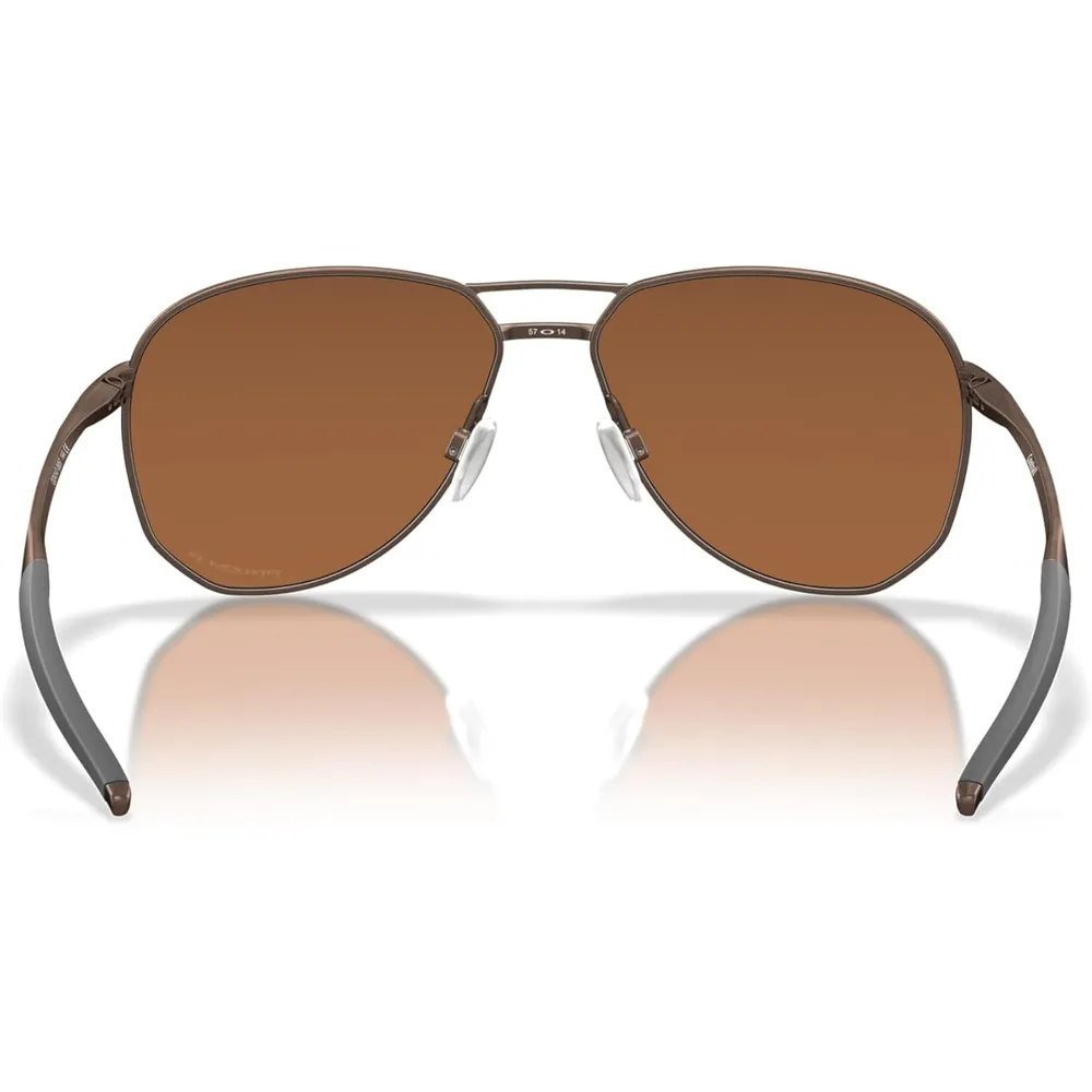 Oakley Contrail Aviator OO4147 Gafas de sol para hombre | Satin Toast / Prizm Tungsten