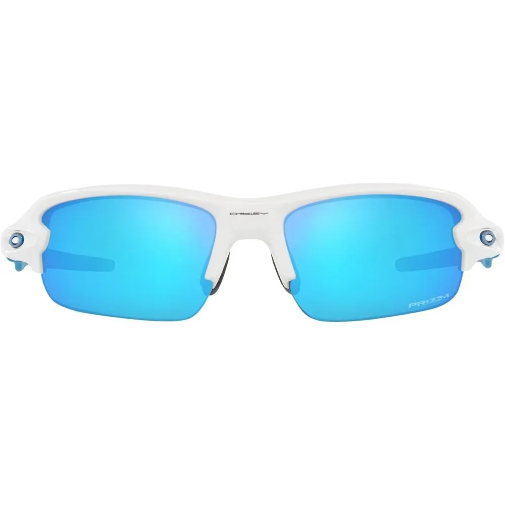 Oakley Flak XXS OJ9008 Gafas de sol para niños | Polished White / Prizm Sapphire