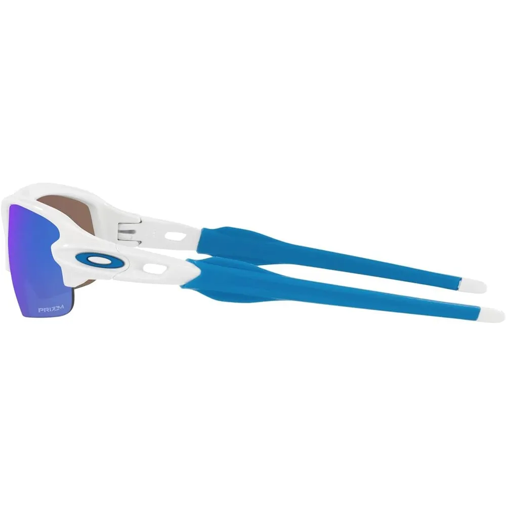 Oakley Flak XXS OJ9008 Gafas de sol para niños | Polished White / Prizm Sapphire