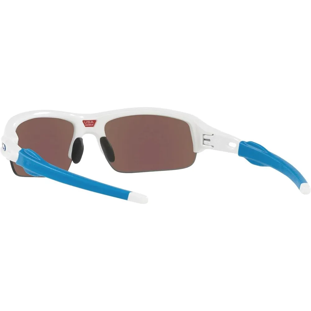 Oakley Flak XXS OJ9008 Gafas de sol para niños | Polished White / Prizm Sapphire