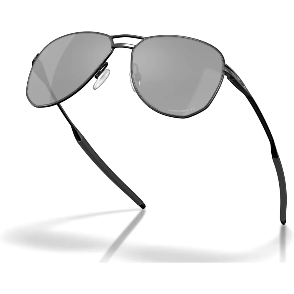 Oakley Contrail Aviator OO4147 Gafas de sol para hombre | Satin Black / Prizm Black